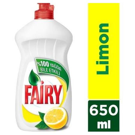Fairy 650 ml. Limon Kokulu Bulaşık Deterjanı