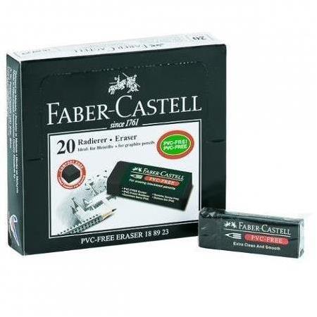 Faber-Castell 20'li Siyah Silgi