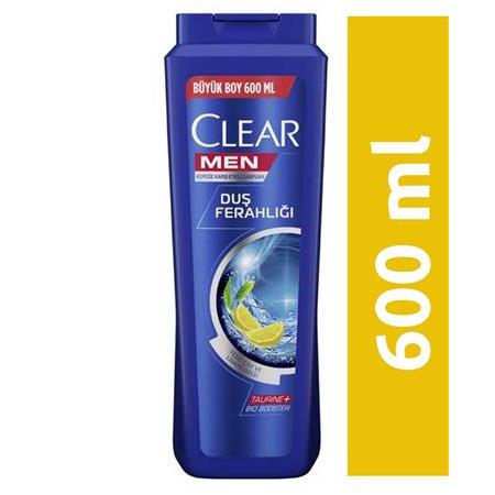 Clear Men Şampuan 600 ml Duş Ferahlığı