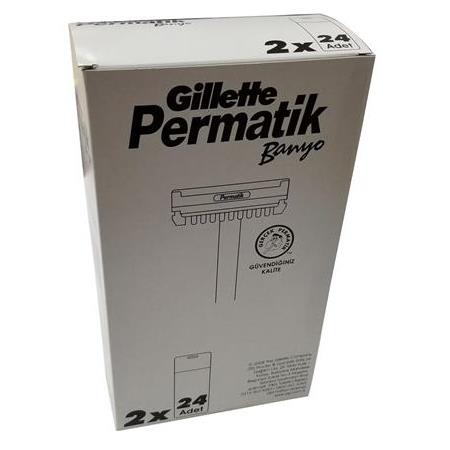 Gillette Permatik Banyo Traş Bıçağı 48'li