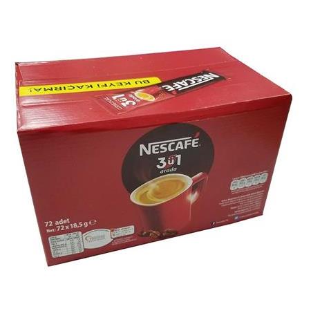 Nescafe Classic 3'ü 1 arada  Kahve (72 Adet)