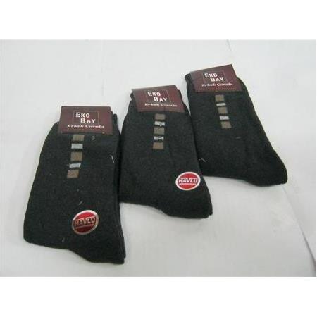 Orbay Havlu Çorap Siyah 12'li